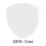 Gel Polish G878 Crest White Creme Gel Polish