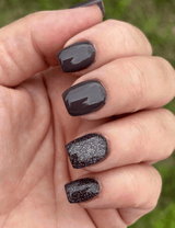 Gel Polish G940 Starstruck Black Glitter Gel Polish