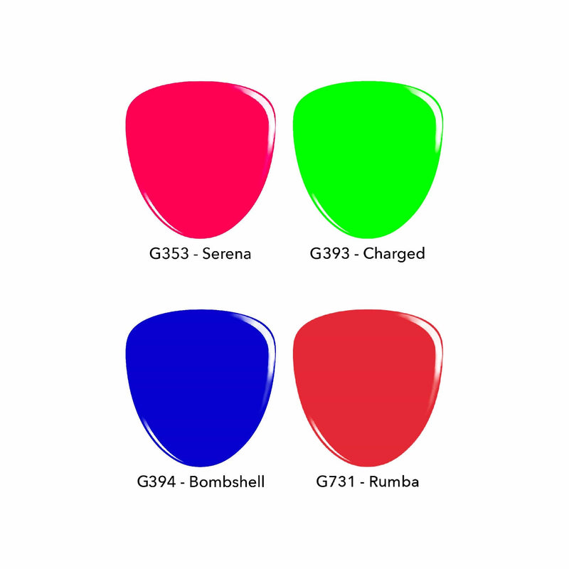 Gel Polish Vivid Vibes | Four Color Gel Polish Starter Kit