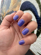 D689 Peri | Sassy Purple Shimmer Dip Powder