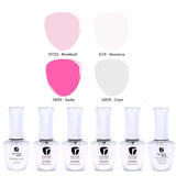 Pinks and Whites 4 Color Gel Polish Starter Kit