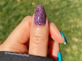 D630 Seduce Purple Flake Dip Powder