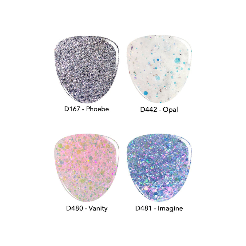 Starter Kits Glitter Glam | Four Color Dip Powder Starter Kit