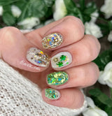 D479 Stolen Gold Glitter Dip Powder
