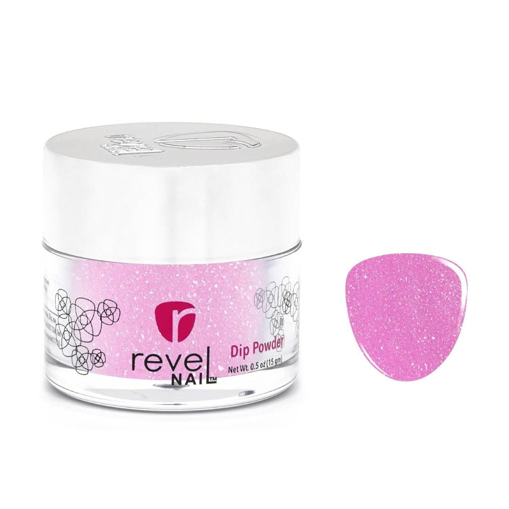 D38 Keeli Purple Glitter Dip Powder