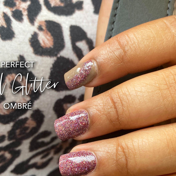 How to Do Glitter Ombre Nail Art