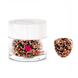 D1732 Goldenrod Glitter Dip Powder