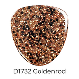 D1732 Goldenrod Glitter Dip Powder
