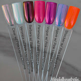 Pink Liquid Chrome Effect