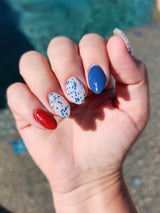 D1673 Patriot Glow Glitter Dip Powder