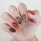 D1732 Goldenrod Glitter Dip Powder