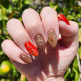 D1732 Goldenrod Glitter Dip Powder