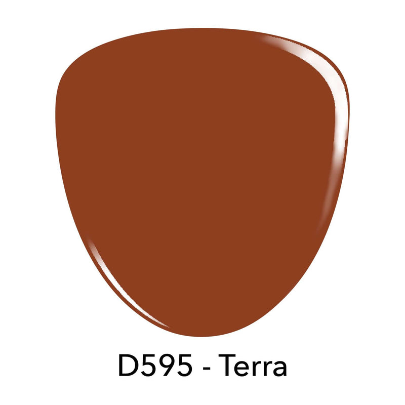 Combo Sets D595 Terra Orange Creme Polish + Dip Set