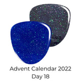 Dip Powder Advent Calendar 2022 Day 18 - Blue Mood Changing Dip Powder