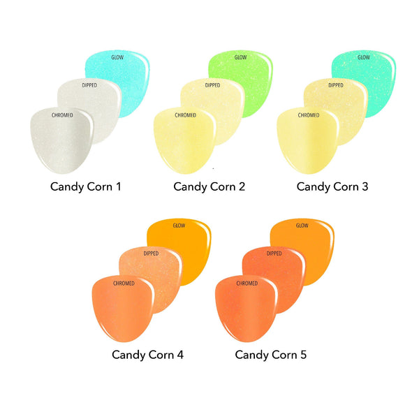 Dip Powder Candy Corn | Chrome Glow Tonal Set