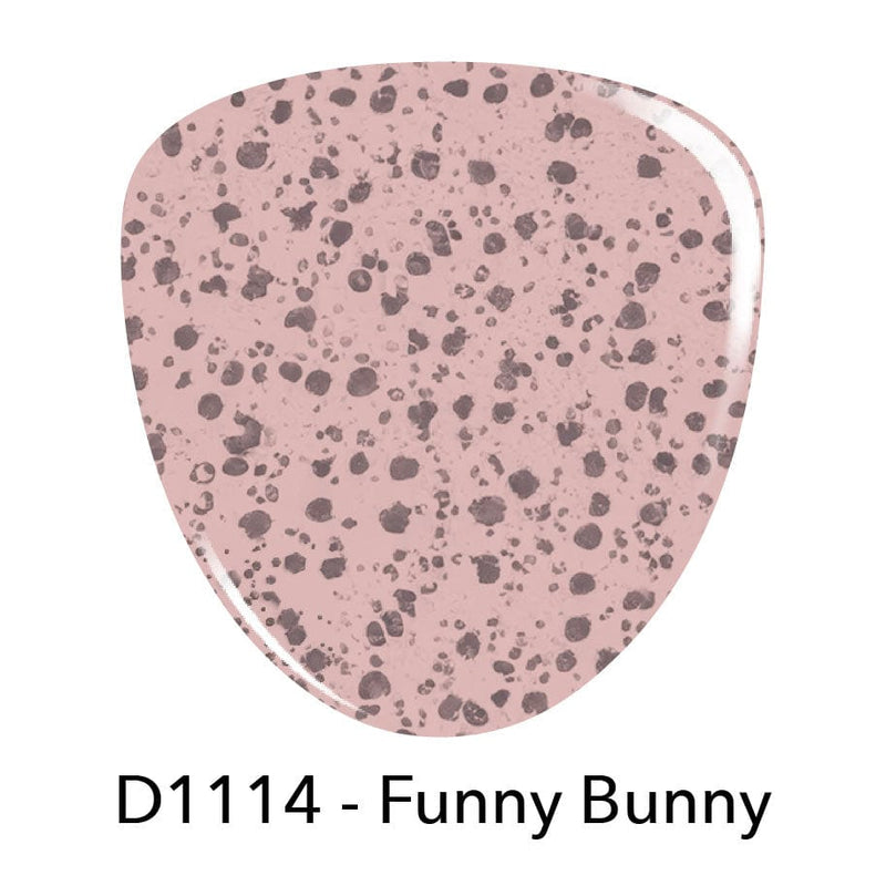Dip Powder D1114 Funny Bunny Pink Speckled Dip Powder