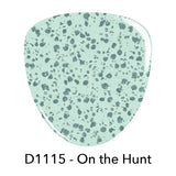 Dip Powder D1115 On the Hunt Green Speckled Dip Powder