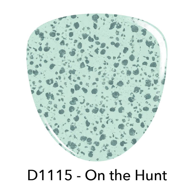Dip Powder D1115 On the Hunt Green Speckled Dip Powder