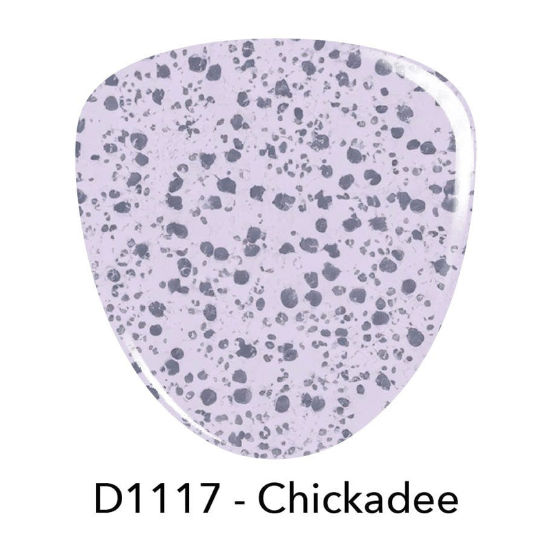 Dip Powder D1117 Chickadee Purple Speckled Dip Powder