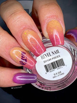 Dip Powder D1149 Pisces Orange Mood Changing Dip Powder