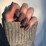 Dip Powder D130 Modest Purple Glitter Dip Powder