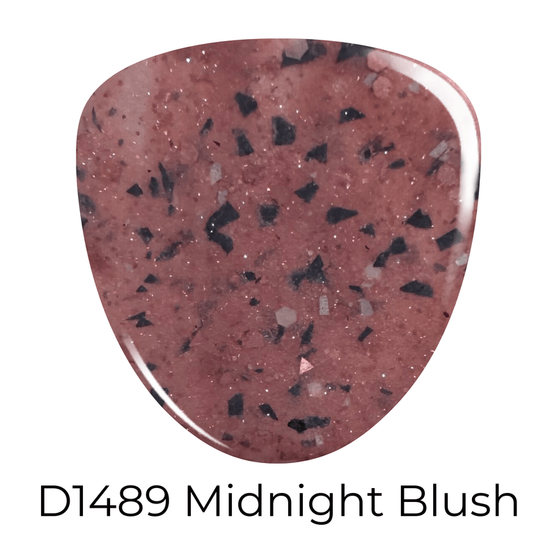 Dip Powder D1489 Midnight Blush Pink Flake Dip Powder