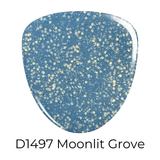 Dip Powder D1497 Moonlit Grove Blue Glitter Dip Powder