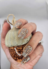 Dip Powder D1498 Magical Mist Silver Glitter Dip Powder