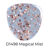 Dip Powder D1498 Magical Mist Silver Glitter Dip Powder