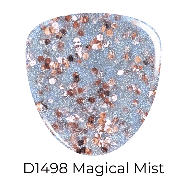 Dip Powder D1498 Magical Mist Silver Glitter Dip Powder