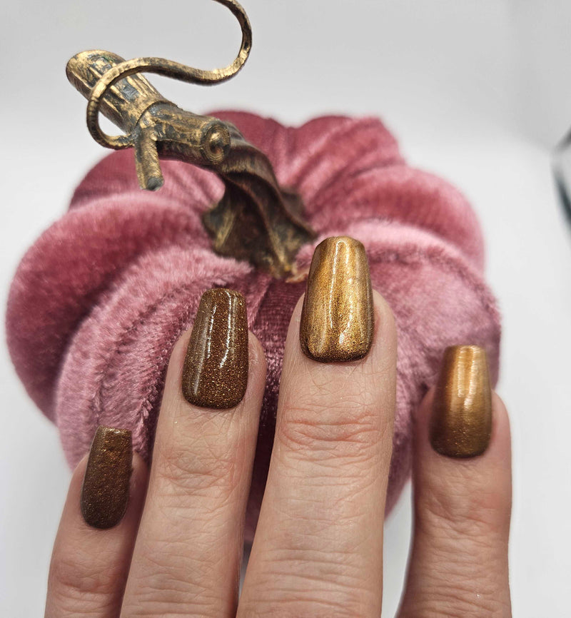 Dip Powder D1499 Copperwood Bronze Chrome Dip Powder