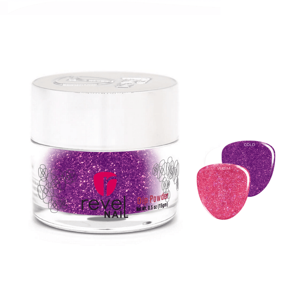Dip Powder D1500 Rustic Berry Pink Glitter Dip Powder