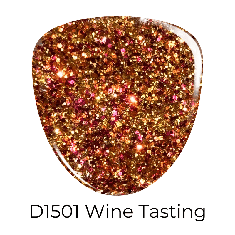 Dip Powder D1501 Wine Tasting Multi Glitter Dip Powder