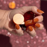 Dip Powder D1508 Showgirl Orange Glitter Dip Powder