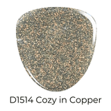 Dip Powder D1514 Cozy in Copper Shimmer Dip Powder