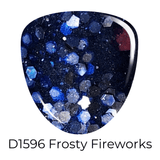Dip Powder D1596 Frosty Fireworks Dip Powder