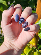 Dip Powder D1596 Frosty Fireworks Dip Powder