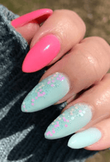 Dip Powder D326 Hottie Pink Crème Dip Powder 0.5 oz jar