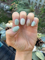 Dip Powder D390 Eucalyptus Green Crème Dip Powder 0.5 oz jar