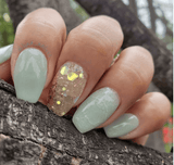 Dip Powder D445 Citrine (TT4) Gold Glitter Dip Powder 0.5 oz jar