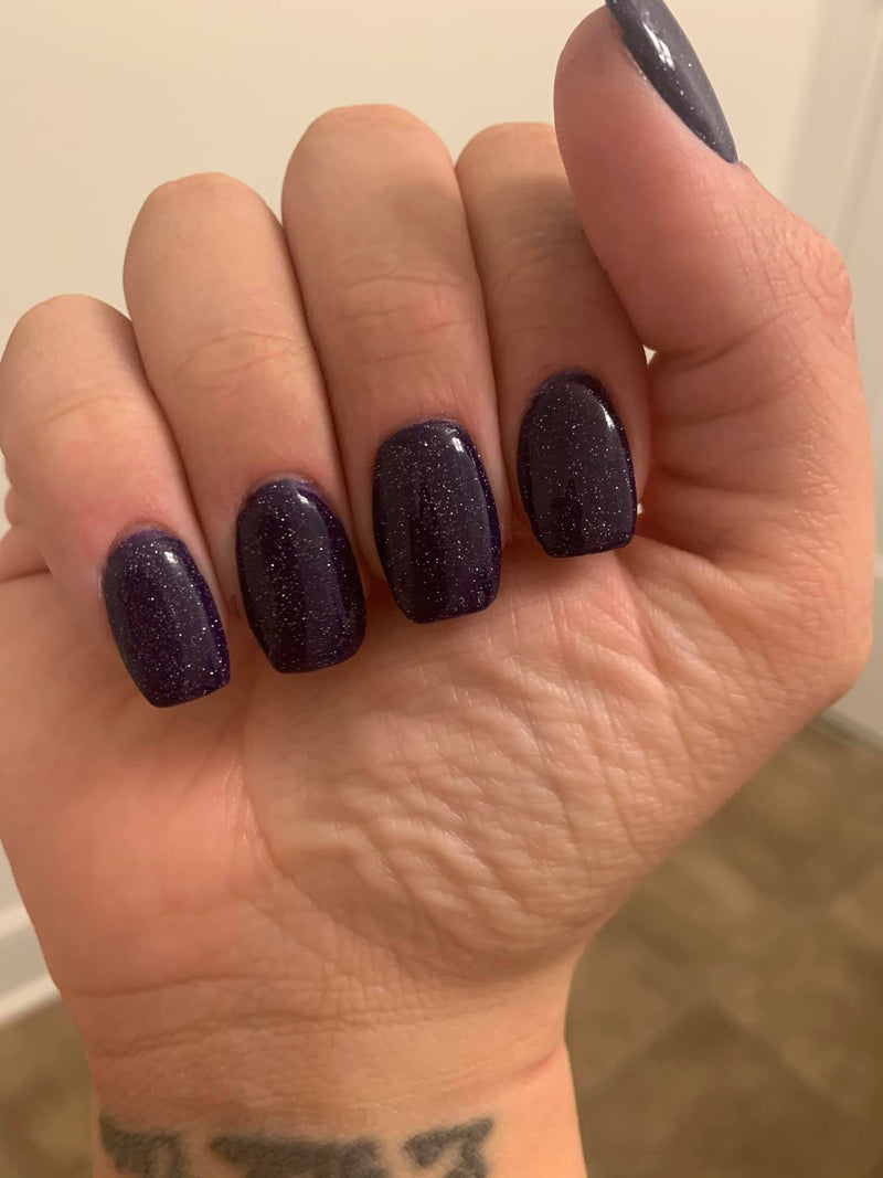 Dip Powder D540 Windchill (HH8) Blue Glitter Dip Powder 0.5 oz jar