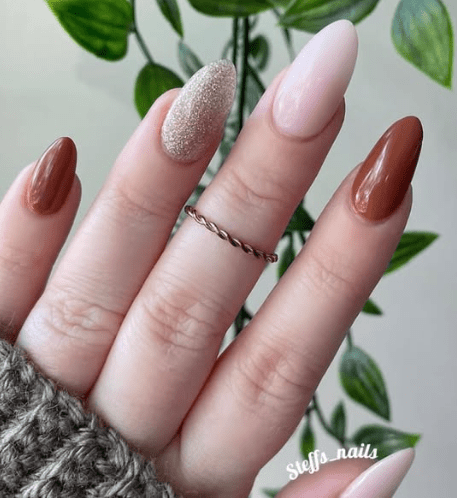 Dip Powder D594 Bryn Nude Shimmer Dip Powder