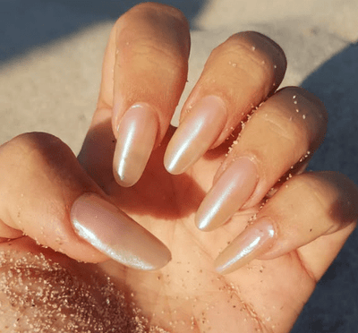 D654 Aura Purple Chrome Dip Powder – Revel Nail