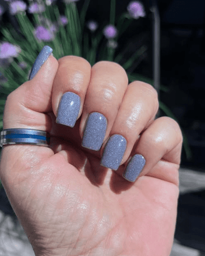 D654 Aura Purple Chrome Dip Powder – Revel Nail