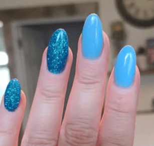 D660 Maverick Blue Glitter Dip Powder – Revel Nail