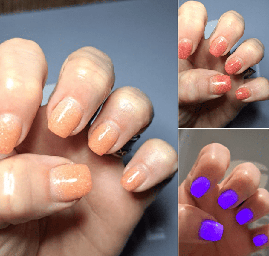 D716 Flip Flop Peach Glow Dip Powder – Revel Nail