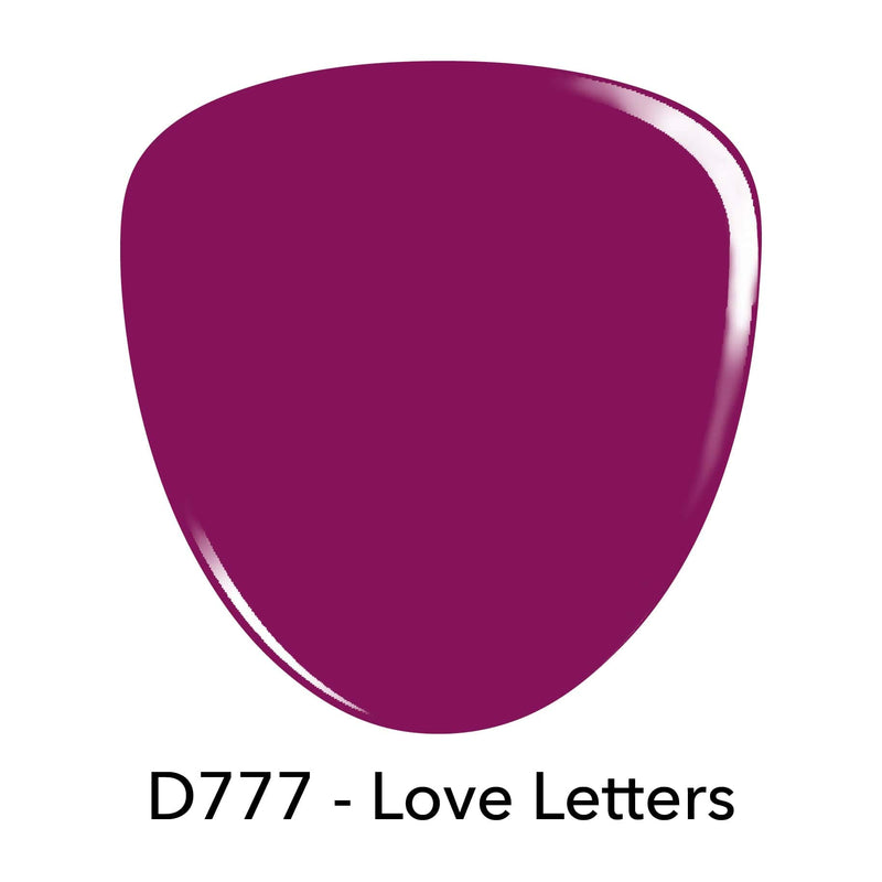 Dip Powder D777 Love Letters Purple Creme Dip Powder
