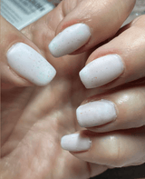 Dip Powder D789 Morning Dew White Flake Dip Powder