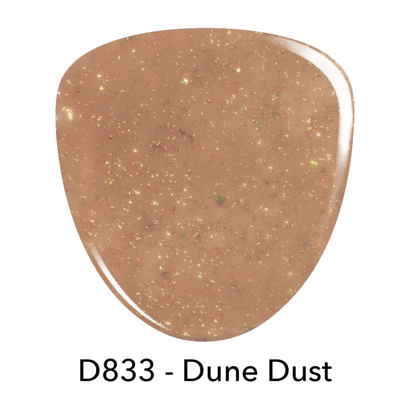 Dip Powder D833 Dune Dust Gold Flake Dip Powder