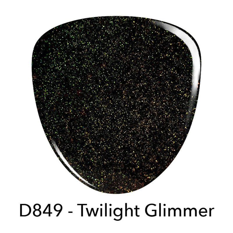 Dip Powder D849 Twilight Glimmer Green Glitter Dip Powder